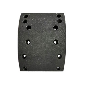 Matériaux composites en fibre Hendrik Bridge, plaquettes de frein à tambour Delong pour frein avant. - Product Image 2