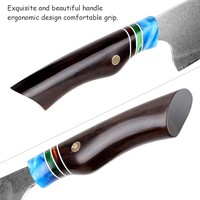 Couteau de boucher en acier Damas de qualité supérieure à 67 couches, couteau à découper la viande, couteau à hacher, couteau de cuisine, outils utilitaires de haute qualité