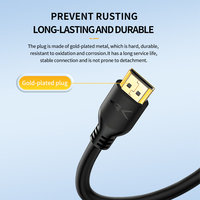 Câble HDMI vers HDMI HD Vidéo 1080p 3D 4K Mini pour PS4, Canon, Sony, Nikon et appareils photo & HDTV 1,5 m avec gaine en PVC