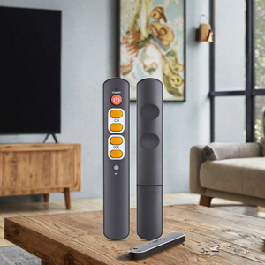 Telecomando universale per <span class=keywords><strong>TV</strong></span> in materiale ABS, portata 10 m, pulsanti grandi, 6 tasti, piccolo portapenne - Product Image 3