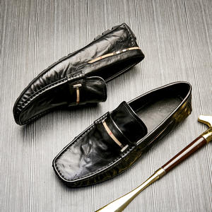 รองเท้าหนังผู้ชายทำงานแบบแฮนด์เมดแนวธุรกิจแนววินเทจรองเท้าทางการรองเท้าโลฟเฟอร์แนวธุรกิจรองเท้าแฟชั่นเดินสไตล์2025 - Product Image 2