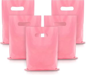 Personalized Custom Durable LDPE/HDPE Gravure Printed Plastic Shopping Bags Die Cut Recyclable Square Bottom Custom Logo - Product Image 1