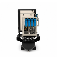 Compresseur d'air à vis avec sécheur d'air et réservoir 15HP, compresseur à vitesse variable, solution d'air complète et économe en énergie
