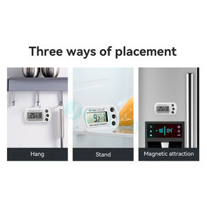 Chine Fabricant <span class=keywords><strong>fiable</strong></span> Prix de gros Thermomètres thermiques de chambre froide de réfrigérateur numérique pour le stockage à froid à domicile - Product Image 4