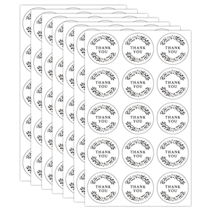 Étiquettes adhésives personnalisées, autocollants imprimés avec logo de marque, papier imperméable, emballage de produit pour boîte cadeau, fabricant - Product Image 4