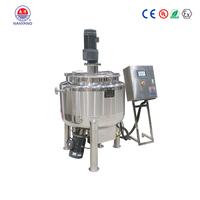 Cuve de mélange émulsifiante électrique en acier inoxydable personnalisée avec agitateur tactile pour savon, boissons et liquides