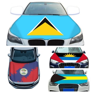 Housse de capot de voiture à motif drapeau national personnalisé, très vendue, décoration automobile, facile à nettoyer et à installer, vente en gros - Product Image 1