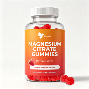 Gummies de magnésium citrate à marque privée personnalisées – 60 suppléments à base de plantes pour adultes, soutien articulaire, osseux et cardiovasculaire - Product Image 1