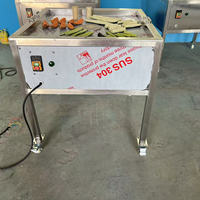 Multifunctionele Cassave- en Aardappelwafelsplitsende, -snijdende en -scheidende machine, fruit-, sinaasappel-, citroen- en appelscheidingsmachine met transportband