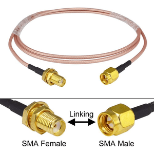 สายเคเบิลโคแอกเชียล RG316 พร้อมขั้วต่อ SMA-Male และ SMA-Female สำหรับอุปกรณ์ SDR กล้องโดรน FPV เราเตอร์ 4G LTE - Product Image 3