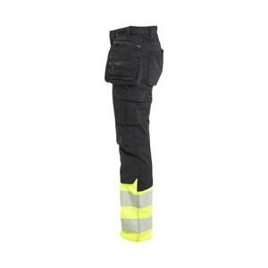 BLAKLADER - 703011499933C44 Pantalón de mujer de alta visibilidad elástico Negro/Amarillo-EAN 7330509958421 ROPA DE TRABAJO DE 2017 - Product Image 4