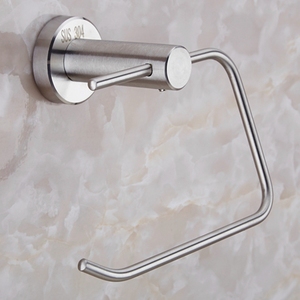 <strong>Toilet</strong> Paper <strong>Roll</strong> <strong>Holders</strong> <strong>Toilet</strong> Tissue Dispenser Hanger Rack Shelf Simply Designed <strong>Wall</strong> <strong>Mounted</strong> Brushed SUS304 Stainless Steel - Product Image 1