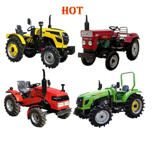 Chinese Productie Factory Supply Landbouwmachines & Apparatuur Tractoren 4*4 Prijzen Diesel Mini Farm Tractor Prijs