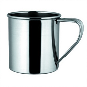 Gobelet à boire en acier inoxydable avec poignée Patti Accessoire de bar classique écologique pour thé café whisky et vin - Product Image 1