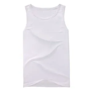 Custom Logo Muscle Shirts Sleeveless Quick Dry Gym Workout Sport Underwear Undershirt Tank Top Men's Vest