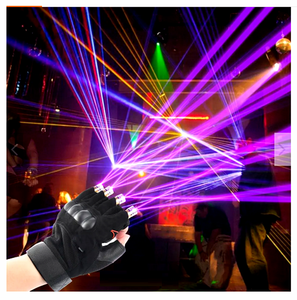 Guantes Láser Rojos, Verdes y Morados para DJ, Clubes, Fiestas, Bares y Actuaciones en Escenario, Guantes Láser LED Recargables - Product Image 6