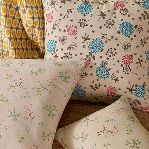 1 pièce Housse de coussin personnalisable, imprimé floral délicat, antistatique, pour canapé de salon <span class=keywords><strong>confortable</strong></span>, chambre, fenêtre en baie, maison, hôtel - Product Image 4