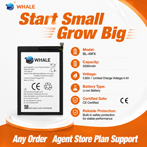 แบตเตอรี่ WHALE BL-49FX 5000mAh สำหรับ <span class=keywords><strong>Infinix</strong></span> Hot 8 X650 Hot 9 X655 Hot 10 Lite <span class=keywords><strong>Smart</strong></span> <span class=keywords><strong>5</strong></span> Note 7 Lite แบตเตอรี่ทดแทน - Product Image 2