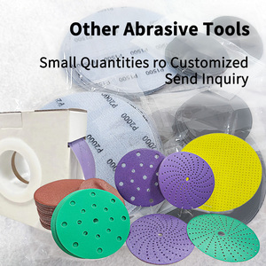 Wet Dry Abrasive <strong>Sanding</strong> <strong>Disc</strong> Black Silicon Carbide Sand <strong>Disc</strong> 6&quot; 150mm <strong>Hook</strong> <strong>and</strong> <strong>Loop</strong> Paper Abrasive <strong>Discs</strong> for Automotive Glass - Product Image 5