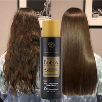 Crème lissante pour cheveux à base de protéines, sans formaldéhyde, marque privée OEM, traitement capillaire à la kératine brésilienne, Botox pour cheveux