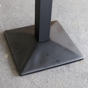 अमेरिकी विंटेज लोहे ठोस लकड़ी डाइनिंग टेबल आधुनिक बार बिस्ट्रो हाई फुट डिजाइन फैक्टरी थोक होटल रसोई के लिए - Product Image 4