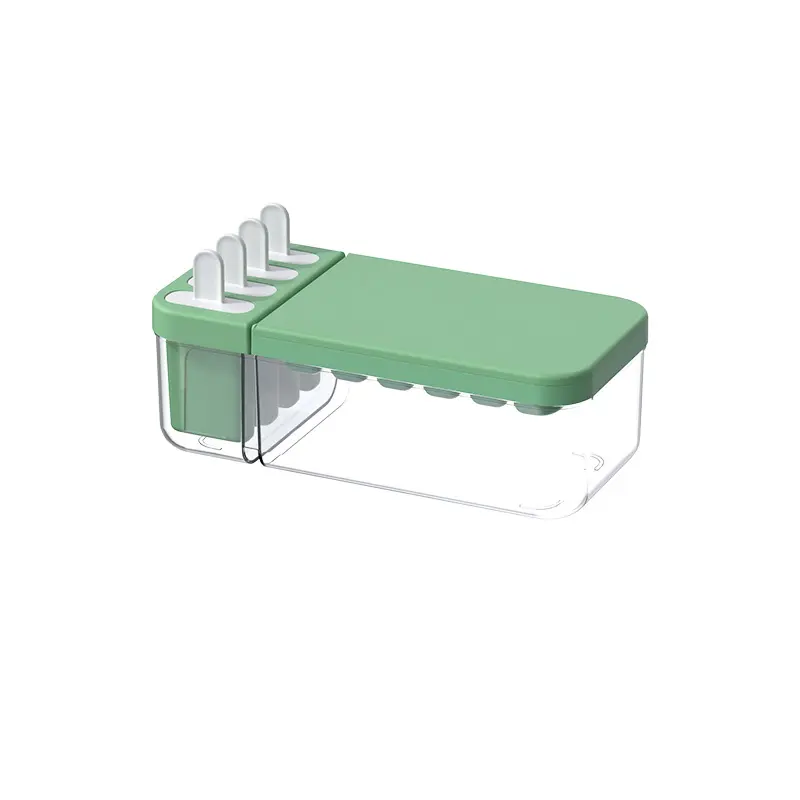 Silikon Eis gitter Pressen Eiswürfel form Haushalt Kühlschrank Lagerung Eisbox Ball zwei