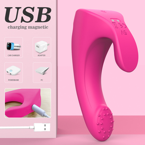 Pistola de dedo Diseño de dedo Motor dual Estimulación del punto G Masturbador vibrador Orgasmo rápido femenino Sensación táctil de la piel del adulto - Product Image 4