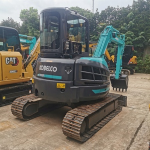 Miniexcavadora Kobelco SK55SR-3 usada en buen estado, piezas originales para movimiento de tierras - Product Image 3