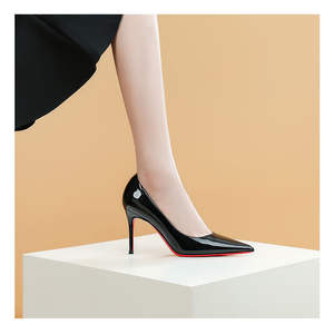 Zapatos de Novia Franceses Mary Jane para Mujer, Otoño-Verano 2026, de Piel Genuina, Tacón Grueso, Transpirables, con Tiras Cruzadas - Product Image 1