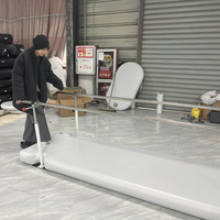Tapis de marche gonflable en PVC DWF pour la rééducation, équipé d'une planche d'équilibre et de barres doubles parallèles