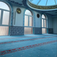 Tapis et moquettes de luxe pour mosquées, tapis Mihrab, tapis tufté confortable du mur au mur, tapis de mosquée personnalisé et durable, Dubaï