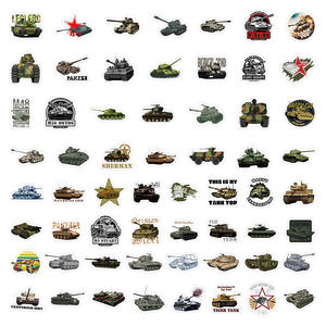 Autocollant Graffiti de <span class=keywords><strong>jeu</strong></span> <span class=keywords><strong>World</strong></span> <span class=keywords><strong>of</strong></span> Tanks pour ordinateur portable, 60 pièces - Product Image 3
