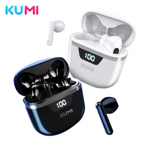 KUMI-auriculares inalámbricos G03 BT 5,0 con caja de carga, cascos deportivos de calidad de sonido HD con micrófono