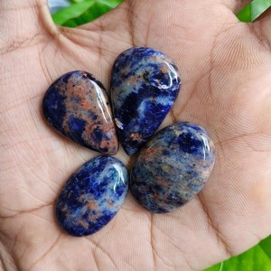 Lote de Cabujones de Jaspe Sodalita Azul, 116CT, Gemas Sueltas para Joyería, Exportador y Fabricante OEM de India - Product Image 4