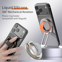 Support de téléphone magnétique de bureau JILIAN avec rotation à 360°, en alliage de zinc, compatibilité universelle, emballage personnalisable
