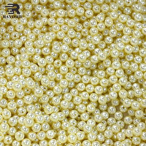 Perlas Sueltas de Plástico ABS Redondas al por Mayor, de 4 mm a 20 mm, Calidad 5A, Perlas Naturales de Agua Dulce, Cuentas para Fabricación de Joyería DIY - Product Image 3