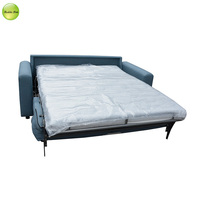 Reddeboo sofá cama extraíble de tela azul moderno ahorra espacio sala de estar muebles de dormitorio sofá cama futón plegable con colchón 2701