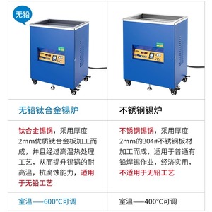 เตาบัดกรีไร้สารตะกั่วแบบตั้งโต๊ะ Cmw 1000W พร้อมหน้าจอดิจิตอลควบคุมอุณหภูมิ คงที่ ปลอดภัยต่อสิ่งแวดล้อม - Product Image 3