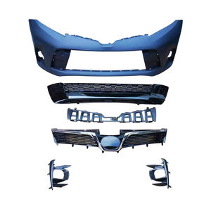 Kit de carrocería para SIENNA, rejilla de parachoques, lámpara antiniebla, marco de matrícula delantera, mejora 2018, SIENNA SE, KITS de carrocería - Product Image 4