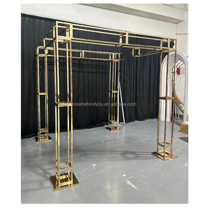 <span class=keywords><strong>Chuppah</strong></span> vuông đám cưới vòm sân khấu đám cưới vàng mandap vòm - Product Image 2