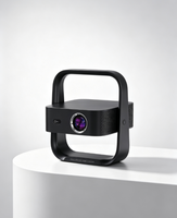 Projecteur HTP A6 intelligent flexible LCD LED 400 lumens, stéréo HIFI, haut-parleurs intégrés, Android 13, 1080p, mini home cinéma portable