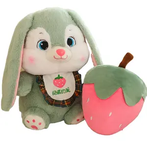 박제 색상 딸기 토끼 호박 카피 바라 동물 장난감 봉제 장난감 숨겨진 장난감