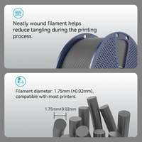 Filament d'imprimante 3D SUNLU 1,75 mm PETG bleu avec haute résistance, filament PETG 1,75 mm, filament 3D