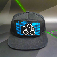 EL Light up-Gorra luminosa para fiesta, luz led activada por sonido