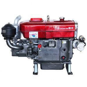 Moteur diesel monocylindre 4 temps Aokai ZS1100 pour machines agricoles, refroidi par eau, démarrage électrique, 1,473 L, 16,18 kW, 20/2200 - Product Image 1