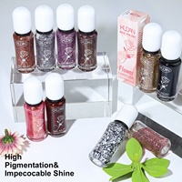 Vernis à ongles à paillettes haute pigmentation KUDAN 20Y, séchage rapide en 60 secondes, brillant, CPNP HALAL ISO22716, vente en gros OEM, faible MOQ