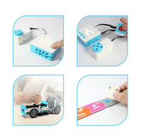 ZMROBO Alpha Set A--Robots Programables, Robot Educativo STEM, Python, Codificación, Bloques de Construcción, Programación sin Pantalla