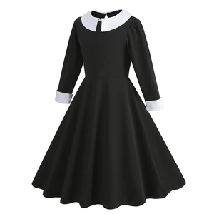 Gaun Tutu Jaring Hitam untuk Anak Perempuan, Kostum Cosplay Halloween Grosir Pabrik Baru, Gaun Pesta Ulang Tahun, Gaun Dansa <span class=keywords><strong>Prom</strong></span>, Vestidos untuk Anak - Product Image 6