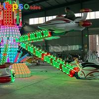 Manège pour enfants, aire de jeux, parc d'attractions en plein air, manèges, Air Bumps, manège à avion à autocontrôle à vendre