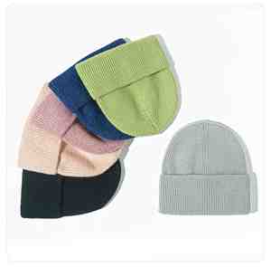 Gorro de Invierno para Hombre, Talla Adulto, Color Sólido, para Ciclismo y Running al Aire Libre, Gorro de Punto Cálido y Afelpado - Product Image 2